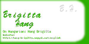 brigitta hang business card